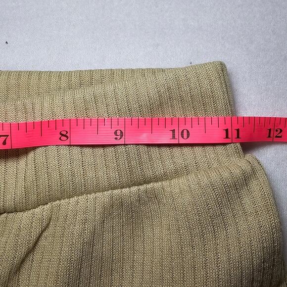 We Wore What Ribbed Flare Pant Oat Size XXS - Picture 9 of 10